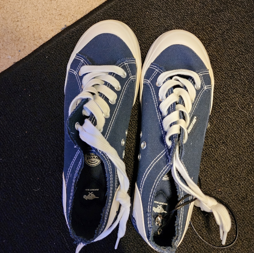 Rocket Dog women's size 9 Blue Athletic Shoes with White Accents